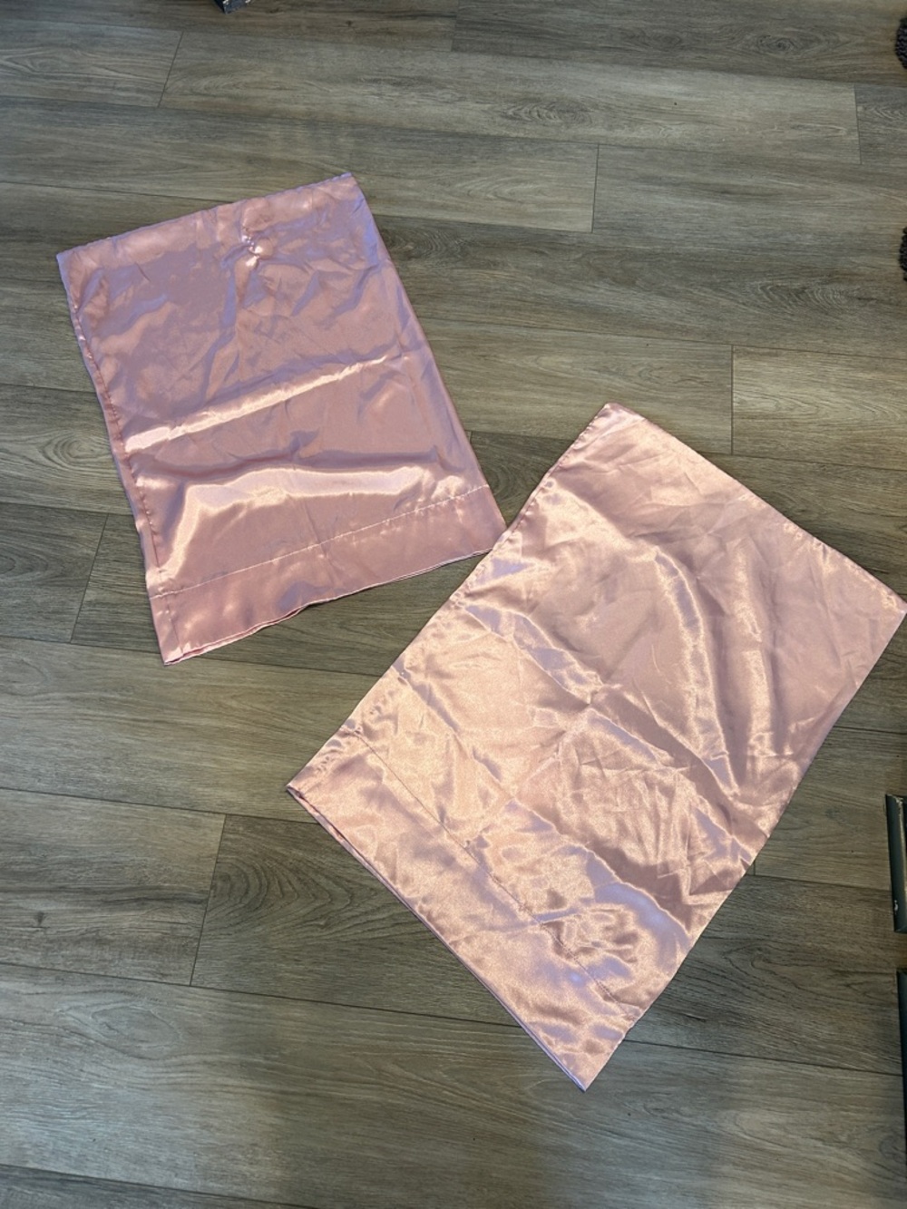 Satin Like‎ Pillow Cases in Light Pink Size Standard